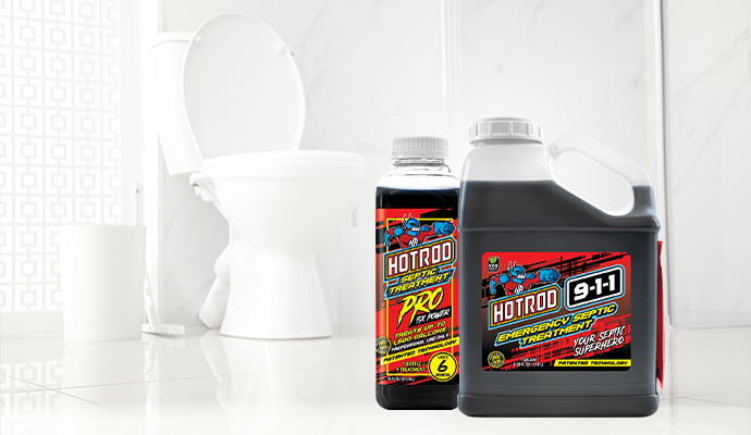 hotrod septic for washroom cleaning